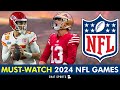 10 MUST-WATCH NFL Games In The 2024 NFL Season | NFL Schedule Release, News & Analysis