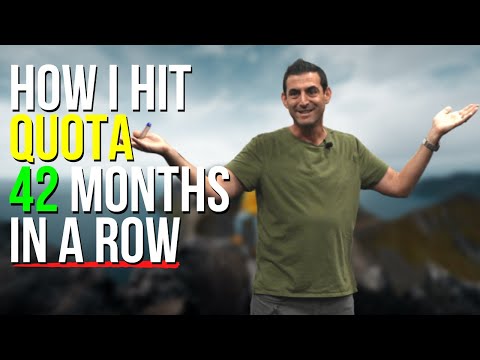 The Science of Selling How I hit quota 42 months in a row