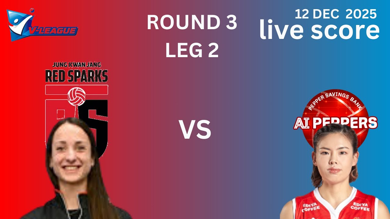 Red Sparks vs AI Peppers  (Leg 2 Round 3 - V League 2025)  
