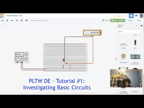 PLTW DE - Tutorial #1: Investigating Basic Circuits