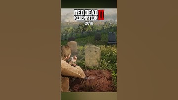 GTA 5 (2013) vs RDR2 (2018) Comparison of Details And Physics PT 1 #shorts