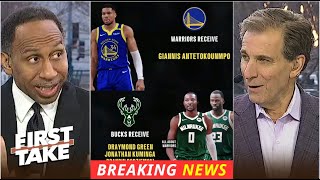 Giannis To Warriors To Replace Draymond? Stephen A. & Mad Debate Nba Trade Deadline First Take