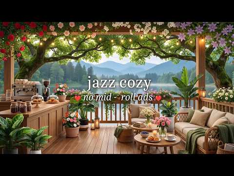 Cozy Sunrise Coffee Jazz (NO MID-ROLL ADS) – Warm Piano Ambience for Relaxation & Focus