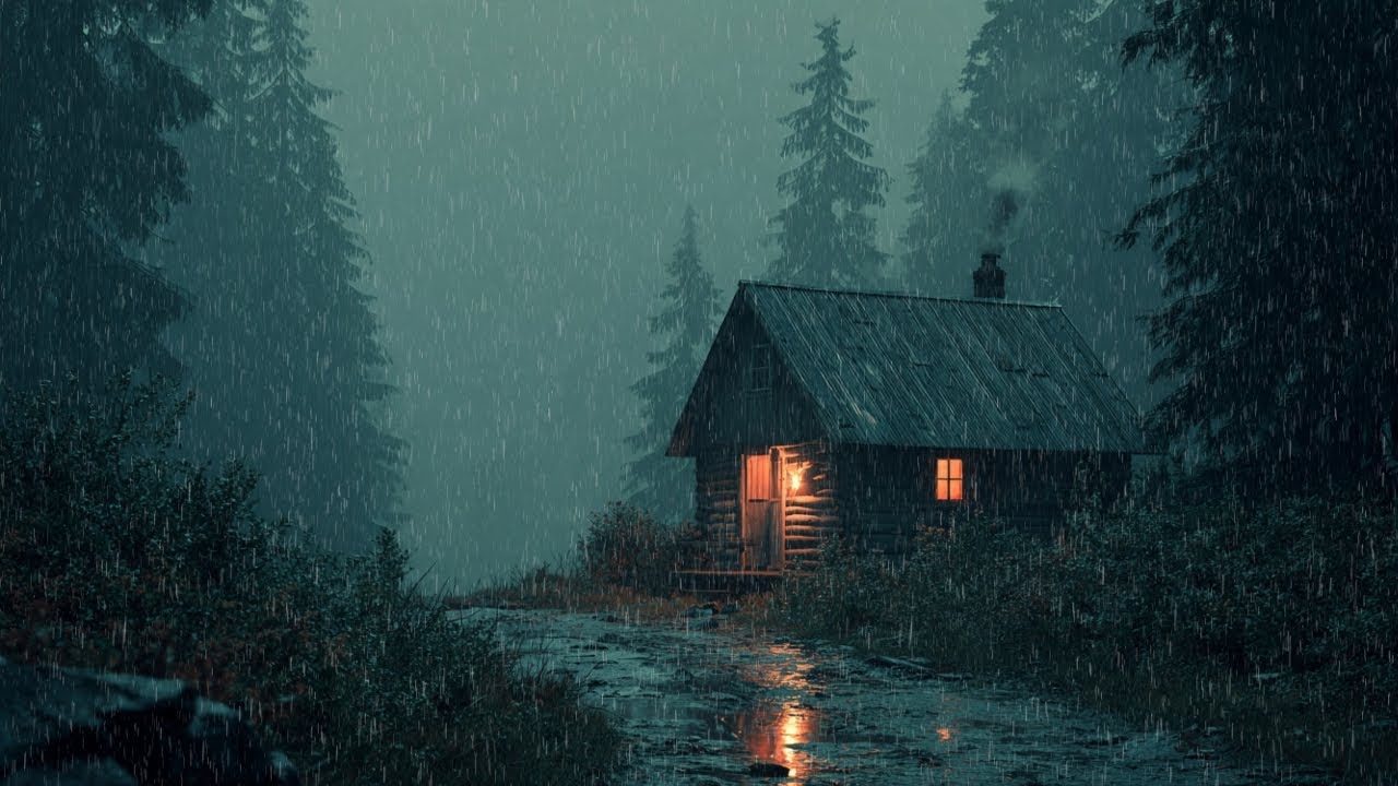 LIVE Thunderstorm Sleep Sounds 🌧️ Heavy Rain & Thunder for Deep Sleep 24/7