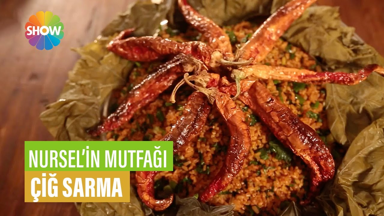 Çiğ Sarma Tarifi | Nursel'in Mutfağı