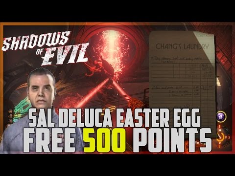FREE 500 POINTS "Shadows of Evil" Sal Deluca Easter Egg