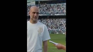 Pep Guardiola and Bernardo Silva farewell🤍🩵