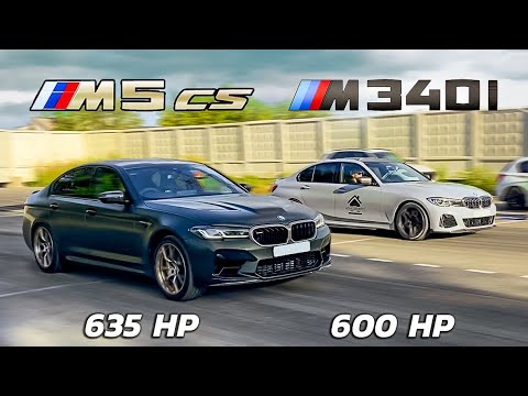 Видео: BMW M5 CS vs BMW M340i st.3 vs Altezza 4WD 700 hp + Audi S8 st.3 + Jeep SRT8 vs Audi RS5