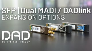 SFP Modules for DUAL MADI / DADlink Expansion Module