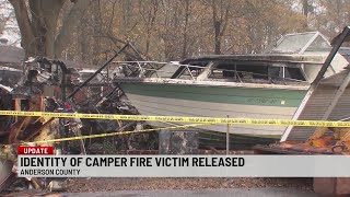 Coroner identifies man killed in Anderson Co. camper fire Wealth