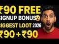 2026 Best Refer and Earn App | Signup ₹90 & Per Refer ₹90 | Biggest Loot Free earnings app