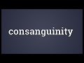 Consanguinity Meaning