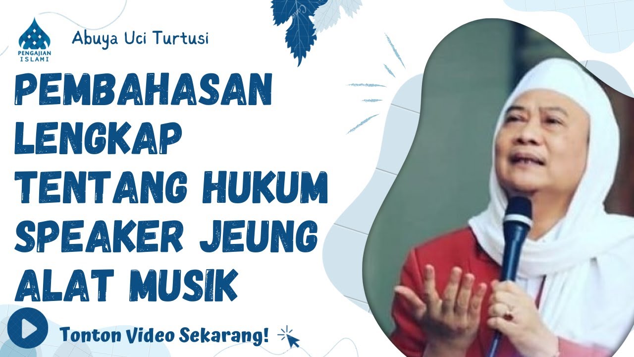 PEMBAHASAN LENGKAP TENTANG HUKUM SPEAKER JEUNG ALAT MUSIK - ABUYA UCI