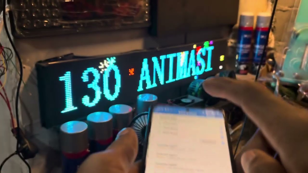 CARA SETTING STROBO MATA PANEL P5 MENGGUNAKAN HP