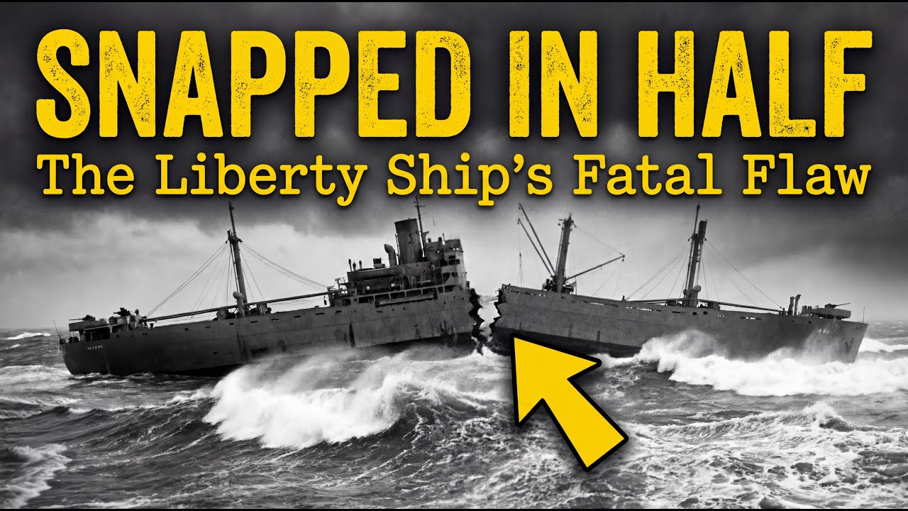 The Liberty Ship’s Fatal Flaw: Why America’s Greatest War Effort Snapped in Half