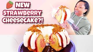 Nothing Bundt Cakes Strawberry Cheesecake Swirl 🍓 Mukbang