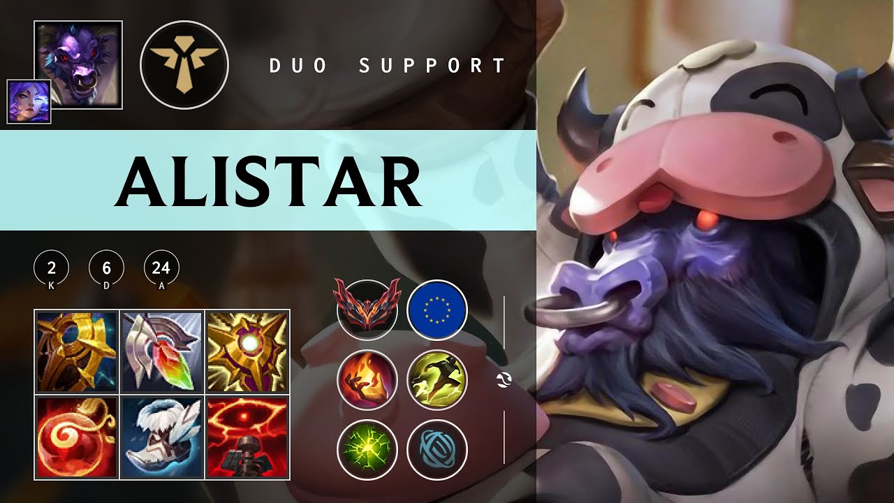 Alistar Support vs Poppy - EUW Grandmaster Patch 25.24
