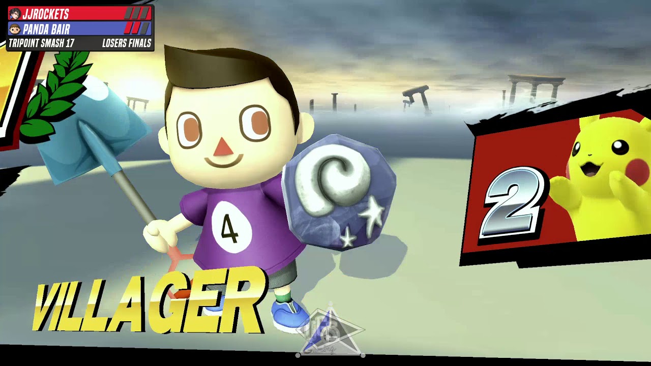 Tripoint Smash 17 - Grand Finals - JJRockets (Diddy Kong) Vs. Panda Bair (Villager) - YouTube