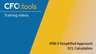 CFO.tools - IFRS 9 Simplified Approach ECL Calculation