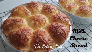 Roti Keju Susu  | Milk Cheese Bread  | 1X Proofing | No Mixer