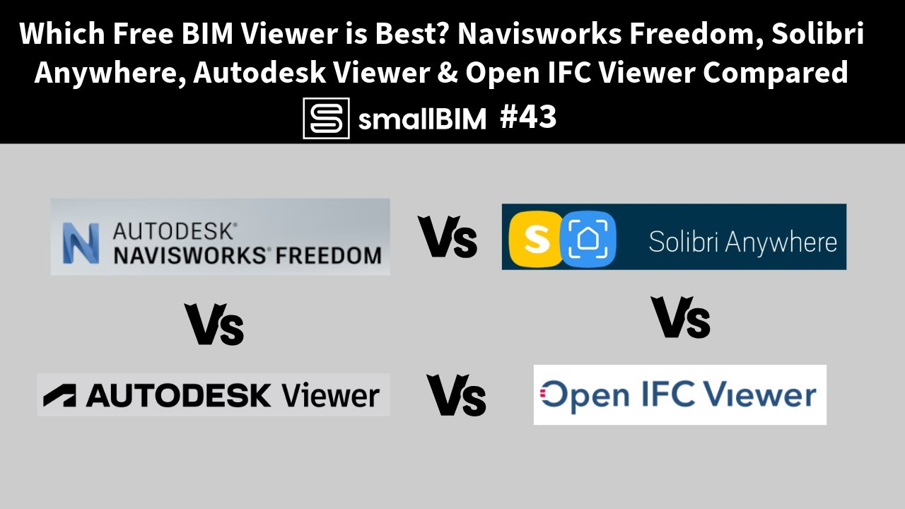 Which Free BIM Viewer is Best? Navisworks, Solibri, Autodesk Viewer & Open IFC Comparison. Part 1