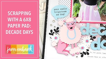 Scrapping with the 6x8 Berry Sweet Paper Pad | Scrapbook Process | Scrapbooking Ideas