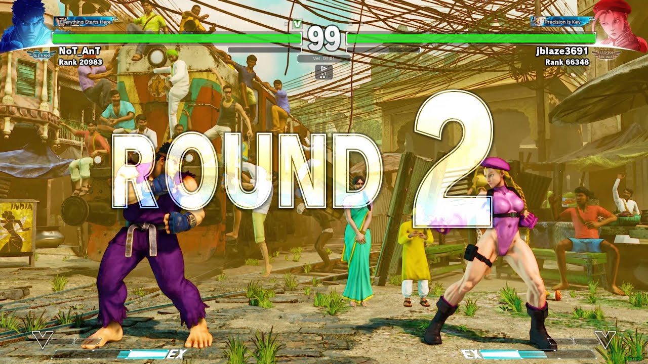 Casual SFV - Ryu(not_ant) vs Cammy(Jblaze3691)