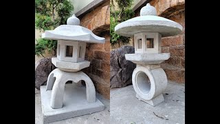 Fiberglass mold for concrete lantern housing