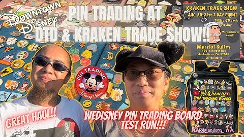 The Kraken Trade Show | Buying & Trading Disney Pins | Great Haul | DTD | 8/21/22 | August 2022