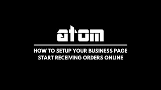 ATOM - HOW TO CREATE A SHOP