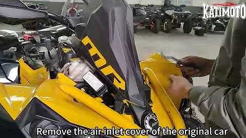 Installation of Raised Hood Vent for Renegade XMR