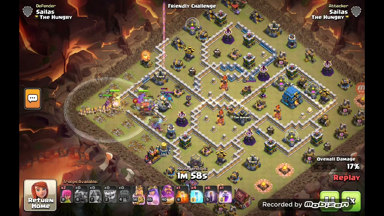 TH12 SMASH Valks w/ Bat Spells