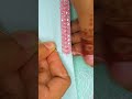 💖 Very pretty border lace embroidery for beginners! 🪡😱