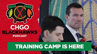 Luke Richardson & Kyle Davidson speak at Chicago Blackhawks Training Camp | CHGO Blackhawks LIVE