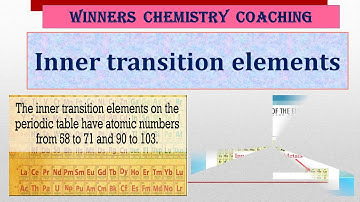 Standard 12 :Transition and inner transition elements : Lesson 14 : 