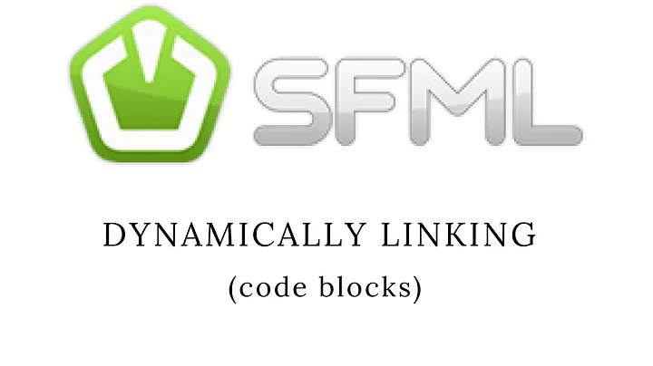 SFML Dynamically linking (code blocks)