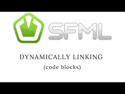 SFML Dynamically linking (code blocks)
