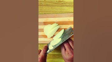 Cutting Onion into Small Pieces | RapidReel #shorts #viralvideo #onion