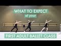 What to Expect at Your First Adult Ballet Class