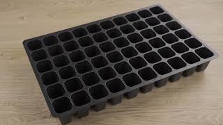 Soligt 60-Cell Seed Starter Kit With Grow Light, Heat Mat, 4.3 Humidity Dome For Strong Seedlings.