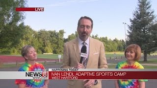 Free sports camp for children with physical disabilities in West Hartford