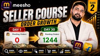 Meesho Course Class 2 Meesho Algorithm & Ecommerce Training in Hindi Meesho Order Growth Course
