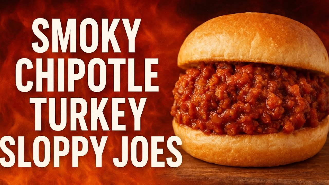 🔥 Smoky Chipotle Turkey Sloppy Joes | Easy 30-Minute Meal Prep for 5 Days