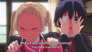 Chuunibyou Ren: Yuuta's crossdressing