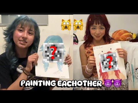 "Paint eachother" challenge 😈| BEST FRIEND EDITION 