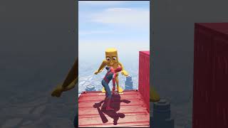 GTA 5 Epic Water Ragdolls Spiderman Jump and Fails ep9 #shorts