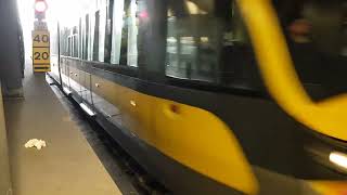 Porto Metro Bombardier Flexity Swift 1127 + 105 arriving Porto Campanha on 13/05/24