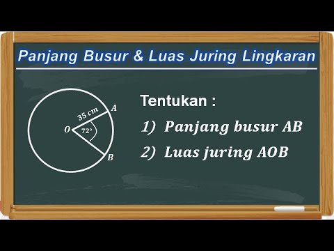 Video: Bagaimana cara mencari panjang sektor lingkaran?