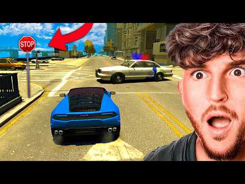 Playing GTA For 24 HOURS Without Breaking ANY LAWS 