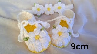 SAPATINHO MARGARIDA🌼 -TAMANHO 9cm/70 PONTOS.